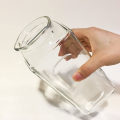 High Quality Hot Sale Square Glass Storage Bottle Portable Household Square Clear Glass Bottle